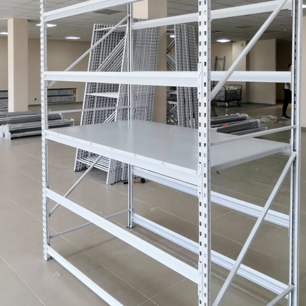 Стеллаж грузовой 2000х1500х600, 4 яруса с оцинкованным настилом