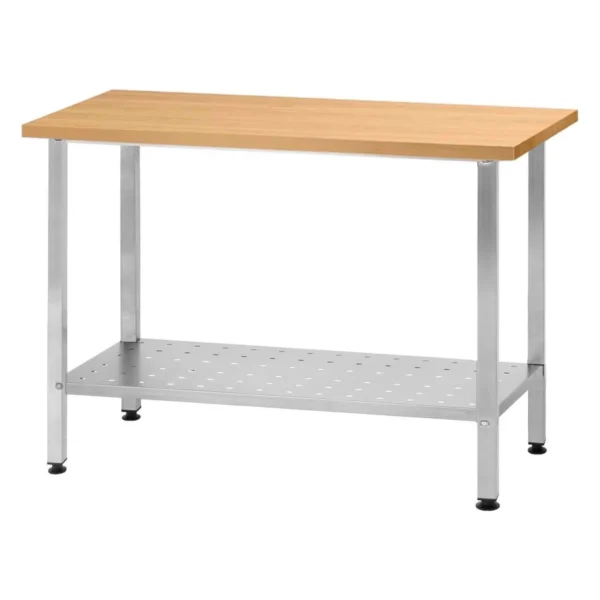 Стол кондитерский СПРн 1200x600 «Norma Ral» (полка перфорация, ножка профильная)