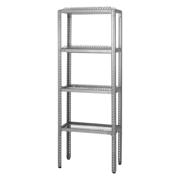 Стеллаж для сушки посуды ССПб 1600x600x300 «Base» (сетки «тарелки» 4 шт.)