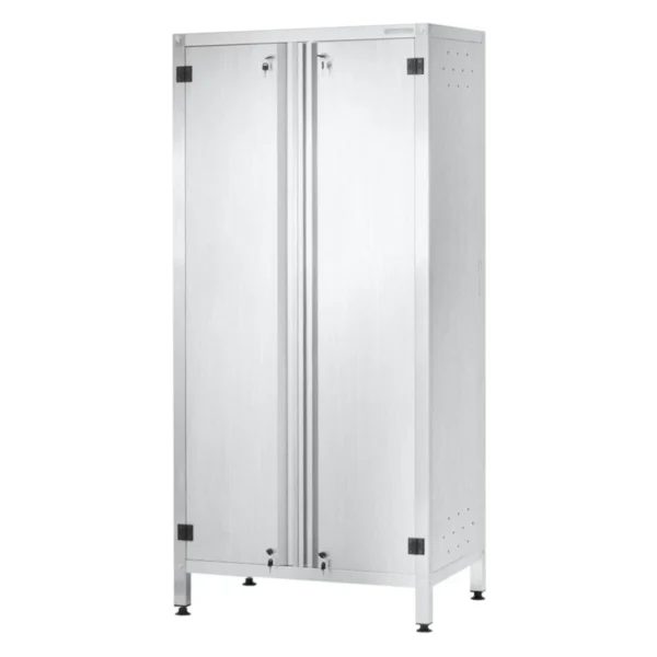 Шкаф кухонный ШЗКп 1800x1000x500 Profi Inox (двери распашные, 3 сплошные полки)