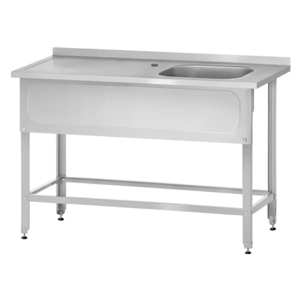 Ванна с рабочей поверхностью РПЦн 1200 «Norma Ral» м/о 400x400x250 (правая , ножка угловая)