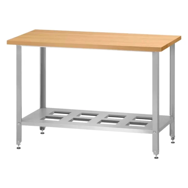 Стол кондитерский СПРн 1200x600 «Norma Zn» (полка-решетка, ножка угловая)