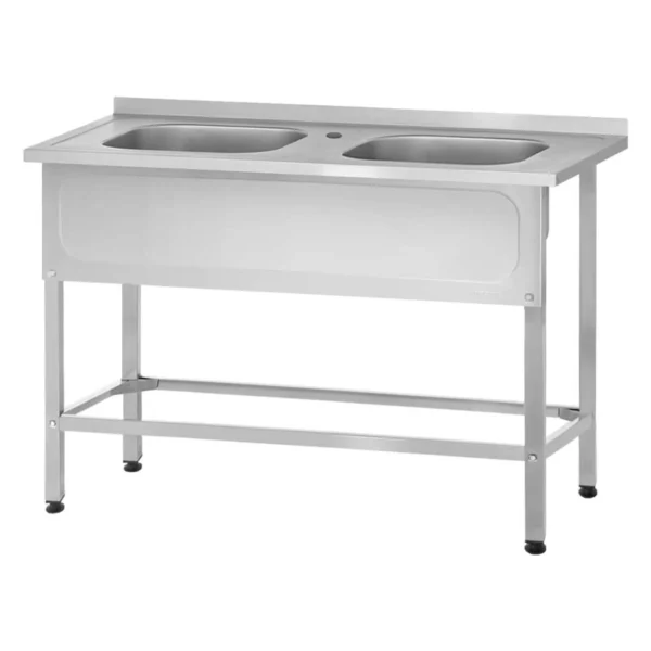 Ванна моечная ВМЦн 1200 «Norma Inox» м/о 500x500x300/2 (ножка профильная)