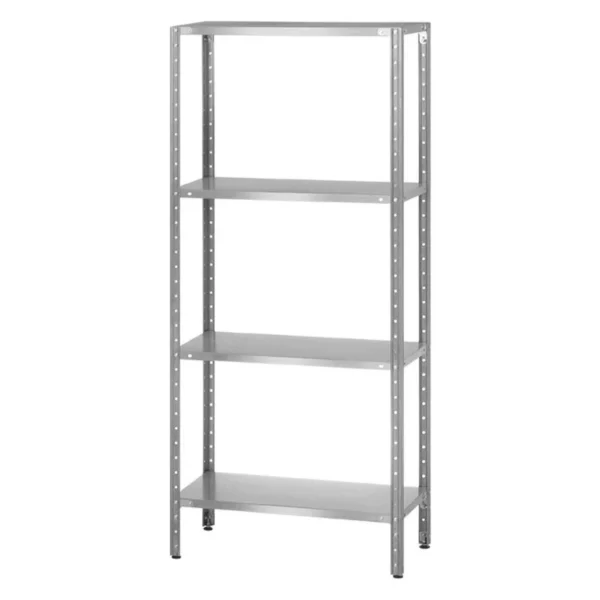 Стеллаж полочный СПЛн «Norma Inox» 1600x1200x400 со сплошной полкой (нерж.сталь)