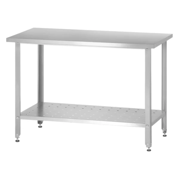 Стол производственный СПРн «Norma Ral» 600x600 (полка перф., ножка угловая)
