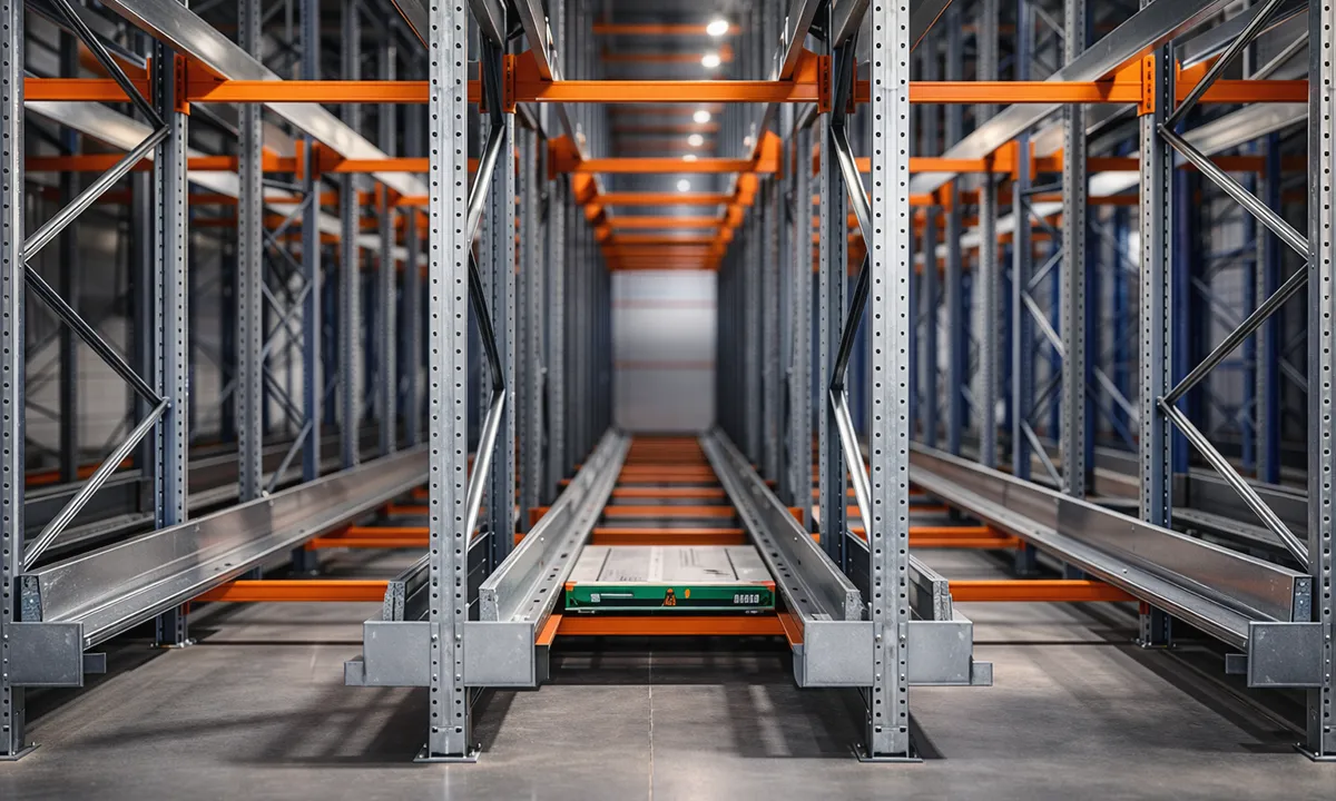 Стеллажи с полками