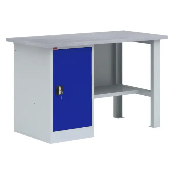 Однотумбовый металлический верстак ВП-2